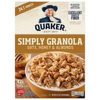 Quaker Simply Granola, Oats, Honey & Almonds - 24.1 Ounce