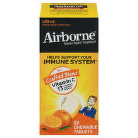 Airborne Immune Support, Chewable Tablets, Citrus - 32 Each