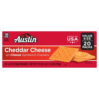 Austin Sandwich Crackers, Cheddar Cheese, 27.6 Ounce