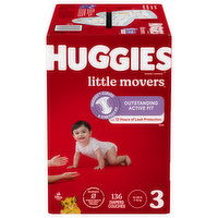 Huggies Diapers, Disney Baby, 3 (16-28 lb), 136 Each