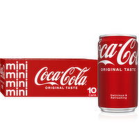 Coca-Cola Fridge Pack Cans, 7.5 fl oz, 10 Each