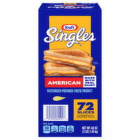 Kraft Cheese Slices, American - 72 Each
