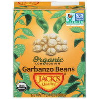 Jack's Quality Organic Low Sodium Garbanzo Beans