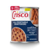 Crisco All-Vegetable Shortening, Gluten-Free - 48 Ounce