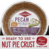 Diamond Pie Crust, Pecan, 9 Inch Size - 6 Ounce