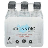 Icelandic Glacial Spring Water, Natural - 6 Each