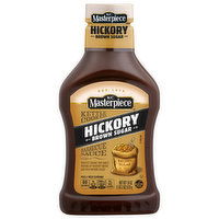 KC Masterpiece Barbecue Sauce, Hickory Brown Sugar, Kettle Cooked - 18 Ounce