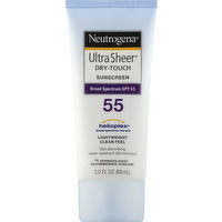 Neutrogena Sunscreen, Dry-Touch, Broad Spectrum SPF 55, 3 Ounce