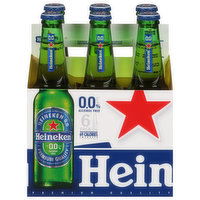 Heineken Beer, Alcohol Free, 6 Pack - 6 Each