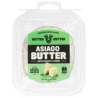 Better Butter Butter, with Chives & Herbs, Asiago - 3 Ounce