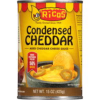 Ricos Cheese Sauce, Condensed Cheddar, Aged - 15 Ounce