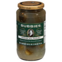 Bubbies Kosher Dill Pickles - 33 Fluid ounce