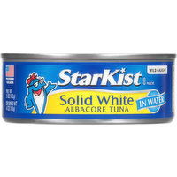 StarKist Tuna, Albacore, Solid White, in Water, 5 Ounce