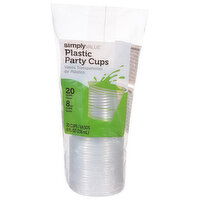 Simply Value Plastic Party Cups, 8 Ounce - 20 Each