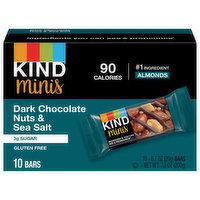 Kind Bars, Dark Chocolate Nuts & Sea Salt, Minis - 10 Each