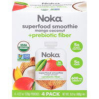 Noka Superfood Smoothie, Mango Coconut, 4 Pack - 4 Each