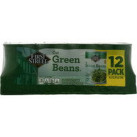 First Street Green Beans, Cut,12 Pack - 12 Each