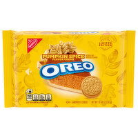 Oreo Sandwich Cookies, Pumpkin Spice Flavor Creme - 10.68 Ounce