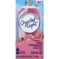 Crystal Light Drink Mix, Pink Lemonade, On-the-Go Packets, 10 Each