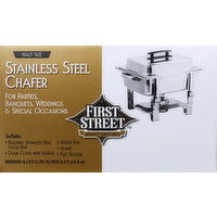 First Street Chafer, Stainless Steel - 1 Each