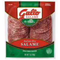 Gallo Salame Gallo Salame® Deli Thin Sliced Italian Dry Salami Lunch Meat, 7 oz - 7 Ounce