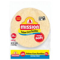 Mission Super Soft Extra Thin Yellow Corn Tortillas - 24 Each