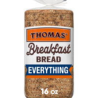 Thomas' Everything Breakfast Bread, 16 oz - 16 Ounce