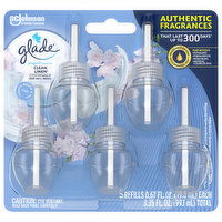 Glade Scented Oil, Clean Linen - 5 Each