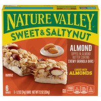 Nature Valley Chewy Granola Bars, Almond, 6 Each