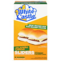 White Castle Sliders, Jalapeno Cheese - 8 Each