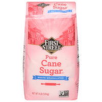 First Street Cane Sugar, Pure, White Granulated