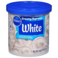 Pillsbury Frosting, White, 16 Ounce