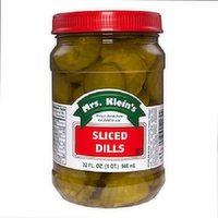 Mrs Klein Sliced Dill Pickles 32 oz - 32 Ounce