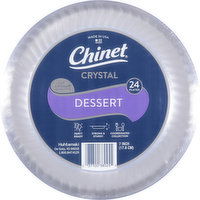 Chinet Plates, Dessert, 7 Inch - 24 Each