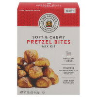 King Arthur Baking Company Pretzel Bites Mix Kit, Soft & Chewy - 15.6 Ounce