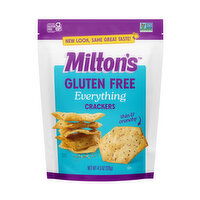 Milton's Gluten Free Everything Crackers - 4.5 Ounce