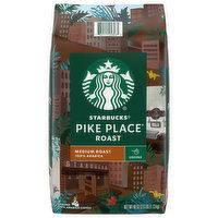 Starbucks Coffee, Ground, Medium Roast, Pike Place Roast - 40 Ounce