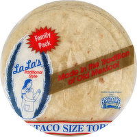 La Las Tortillas, Soft Taco Size, Family Pack - 36 Ounce