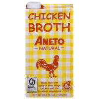 Aneto Natural Chicken Broth - 33.8 Fluid ounce