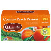 Celestial Seasonings Herbal Tea, Country Peach Passion, Tea Bags, 20 Each