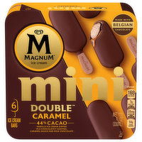 Magnum Ice Cream Bars, Double Caramel, Mini - 6 Each