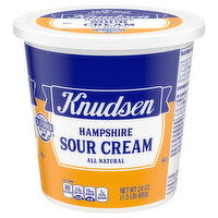 Knudsen Hampshire All Natural Sour Cream - 24 Ounce