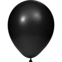 Latex Balloon 12in Black - 15 Each
