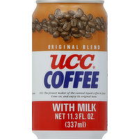 UCC Coffee, with Milk, Original Blend - 11.3 Ounce