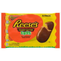 Reese's Eggs, Milk Chocolate & Peanut Butter, 6 Pack - 6 Each