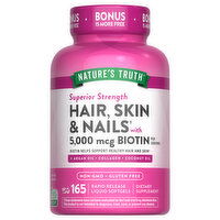 Nature's Truth Superior Strength 5,000 mcg Hair, Skin & Nails - 165 Each