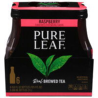 Pure Leaf Brewed Tea, Raspberry, Real, 6 Each