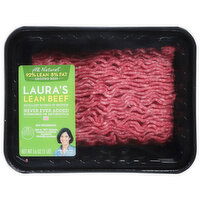 Lauras Beef Beef, Ground, 92/8 - 16 Ounce