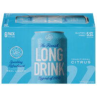 The Finnish Long Drink Gluten Free Traditional Citrus Gin - 6 Each