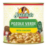 Juanita's Foods Pozole de Pollo, Con Chile Verde